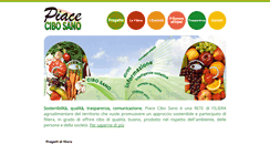 Desktop Screenshot of piacecibosano.com