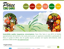 Tablet Screenshot of piacecibosano.com